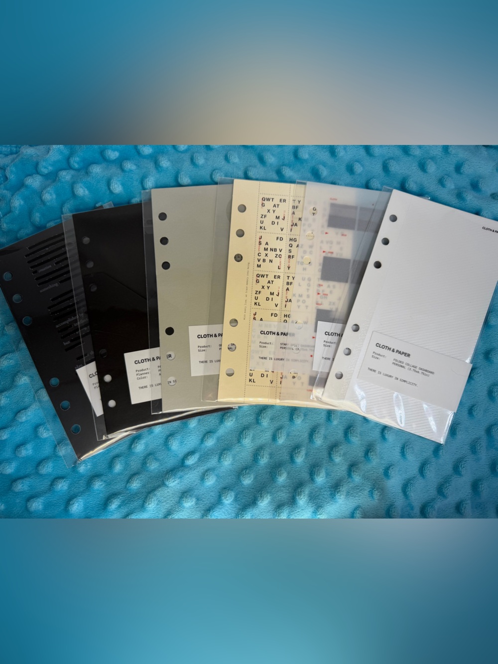 Cloth & Paper Personal Size Dashboard Bundle